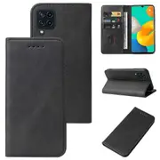 For Samsung Galaxy M32 Magnetic Closure Leather Phone Case