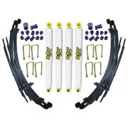 Raw Nitro Shocks Leaf 50mm Lift Kit for Landcruiser FJ60 62 HJ60 61 Turbo Diesel