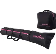 Athletico Padded Two-Piece Ski and Boot Bag Combo | Store & Transport Skis Up to