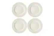 Mikasa Cranborne 4 Piece Stoneware Dinner Plate Set 27cm Cream