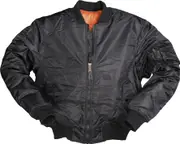 Mil-Tec US Aviator MA1 PES, textile jacket , color: Black , size: M