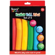 Sensory Rainbow Pop Tubes 6 Pack