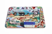 Zoo Express Train Track Clockwork Tin Toy