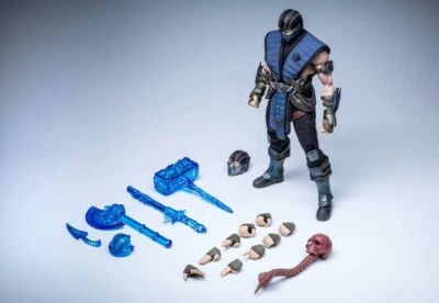 JM TOYS ZK001 1/12 Scale Sub Zero Frozen Blue Soldier Action Figure Model Toy 6"