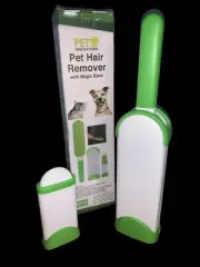 SET OF 2 Fur Pet Hair & Lint Remover Self Cleaning Fabric Brush