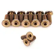 Bronze Ultra-Low Profile Superlight Titanium Bottle Cage Bolts by Terske