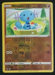 2020 POKEMON VIVID VOLTAGE REVERSE HOLO HP 70 83/185 UNPLAYED WOOPER