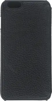 Adopted Leather Folio Wallet Case - iPhone 6 Plus & 6S Plus - Color: Black/Black