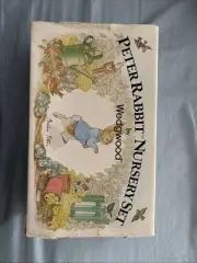 Wedgwood Beatrix Pottery Peter Rabbit Nursery 3 Piece Set Cup, Plate & Bowl