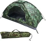 One Man Tent, One Man Tent Waterproof ＆ Sun Resitant 1 Person Backpacking Camouflage Patterns Hiking for Camping Hiking