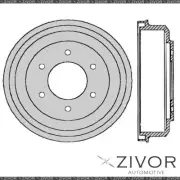 2x Brake Drums For MITSUBISHI L200 MD 4D55 4 Cyl Diesel Inj 1984 - 1986 (for: Mitsubishi)