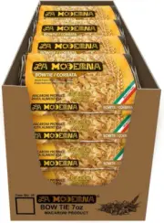 La Moderna Bow Tie Pasta, Noodles, Durum Wheat, Protein, Fiber, Vitamins, 7 O...