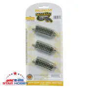 BACHMANN 44834 QUARTER SECTION 15.50" RADIUS CURVED TRACK - N SCALE (6 pcs)