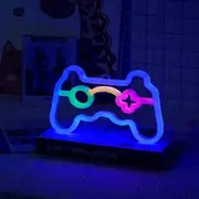 Game Shaped LED Neon Sign Light USB Home Decor Kids Room Party Wall Decoration