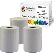 Cartridge Planet 3 Pack Compatible Extra Large Shipping Label Roll for Dymo S0904980 S0904980 104mm x 159mm 220 Labels for Dymo LabelWriter 4XL