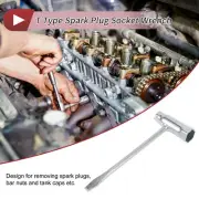 T Type 13mm 19mm Hexagon Spark Plug Socket Wrench Spanner Socket 16x6.7cm 1pcs