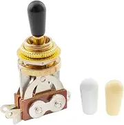 Musiclily Pro 3-Way Pickup Selector Toggle Switch for Les Paul Style Electric Guitar, Gold