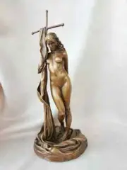 New!Bronze figurine Girl Helga made in Russia
