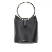 [ALAIA] ALAIA 'Ring' mini leather bucket bag Woman One Size One Size Black