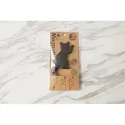 Cat Hook Fridge Magnet (various designs) 20 - Black - One Size