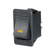 Narva 12V 20A Amber LED DPST On/Off Rocker Switch
