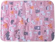 Beautiful Dog Cooling Mat Breathable Pet Self Cooling Bed Non Toxic Gel Ice Cat Radiator Beds Durable Non Slip Waterproof Dog Bed Cooling Pillow for Cats Dogs Pink,M (Color : Pink, Size : M)
