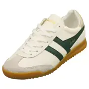 Gola Torpedo Womens Casual Trainers in Off White Green