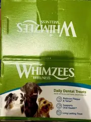 WHIMZEES SMALL DOG DENTAL TREATS 2 X 26 PCS