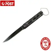 Bamboo Folding Knife Hunting Camping Tactical Outdoor Mini Small Pocket Knife AU