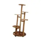 Plant Shelf Rolling Corner Display Plant Stand Shelf for Garden Outdoor Home