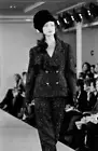 Shalom Harlow model in a Bill Blass fashion show 1993 Old Photo 3