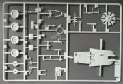 Academy 1/48 Scale USMC SBD-1 - Parts Tree D from Kit No. 12331