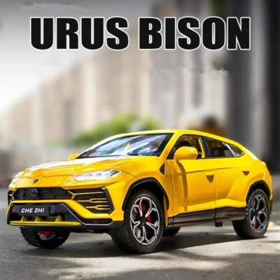 1:24 Lamborghini URUS Bison SUV Diecast Alloy Vehicle Car Model w/ Light & Sound