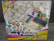 CreativeKids Glow In The Dark Rock Painting Rock Decorating Kit