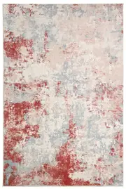Roorkee Red Machine Washable Rug