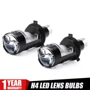 H4 Mini Bi-LED Projector Lens LED Headlight Bulb Hi-Low 100W 12000LM Retrofit X2 (for: Mini)