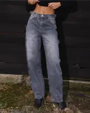 [DESU] DESU Women's Jacob Carpenter Jeans in Blasted Grey Size 4 4 Blasted Grey