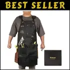 Gifts for Men: X-Large Waxed Canvas Work Apron with 10 Tool Pockets and Comfort