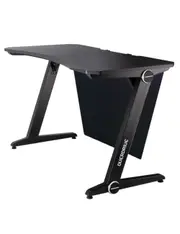 OVERDRIVE Gaming Desk 120cm PC Table Setup Computer Black Carbon Fiber Look