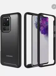 Samsung Galaxy S20 Ultra Clear Case With Screen Protector Protective 6.9 Inch.