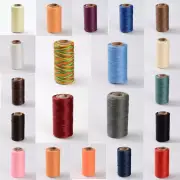 260m/roll Flat Waxed Polyester Cords Sewing String Jewelry Craft Threads 1x0.3mm