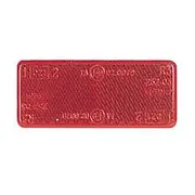 Narva Truck & Trailer Red 70 x 28mm Rectangle Reflector 2pk - 84037BL