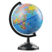 World Globe for Kids Learning - 6 inch Interactive Earth Globe with Stand for...