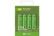 4pc GP ReCyko+ 2700 Series 2600mAh Rechargeable LSD 1.2V NiMH Battery for Clocks
