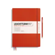 Notebook Hardcover Master Slim, Ruled, 123 Numbered Pages (Fox Red) - A4+