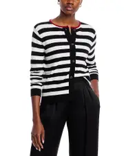 Sioni Striped Long Sleeved Cardigan