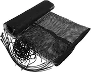 ERINGOGO 1set Stair Barrier for Boys and Girls Pets Mesh for Balconies Stairs Railings Easy to Install Tear-Resistant Design Clips Straps Included