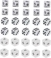 ERINGOGO 30 Pcs Math Teaching Aid White Acrylic