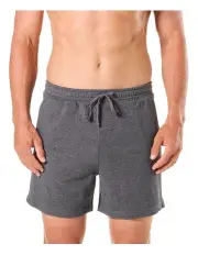 [Mitch Dowd] Relaxed Terry Sleep Shorts in Charcoal Marle