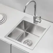 15 inch Bar Sink, Drop in Topmount Bar Sink or Prep Kitchen Sink, Handmade Si...